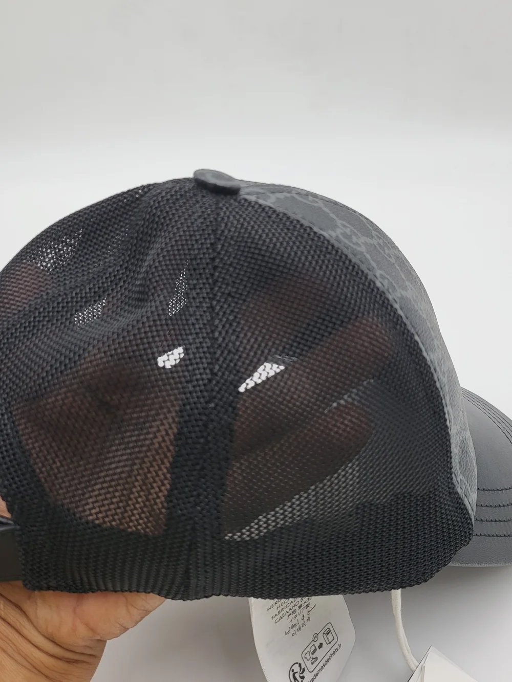 GUCCI GG Supreme Monogram Baseball Hat S Black, Authentic, NWT.!!!